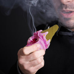 Silicone Ice Cream Pipe - Discreet Smoker