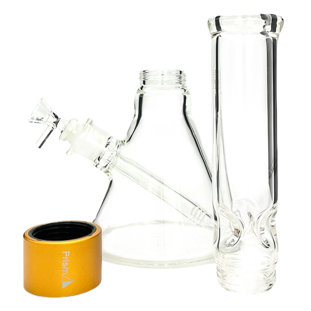 Clear Standard Beaker Single Stack - Discreet Smoker