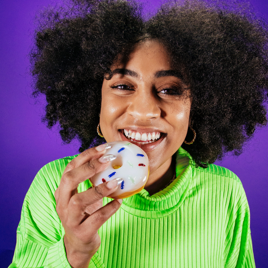 Goody Donut Hand Pipe - Discreet Smoker