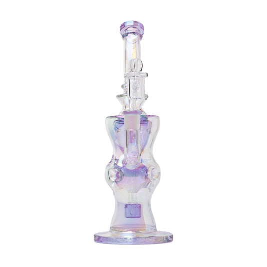 Human Grade 11.5" Swiss Incycler Glass Water Pipe - Discreet Smoker