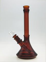 Jane West - 10" Beaker w/ Fixed Downstem 25x4MM - 18/14MM Downstem (3.25") - Discreet Smoker