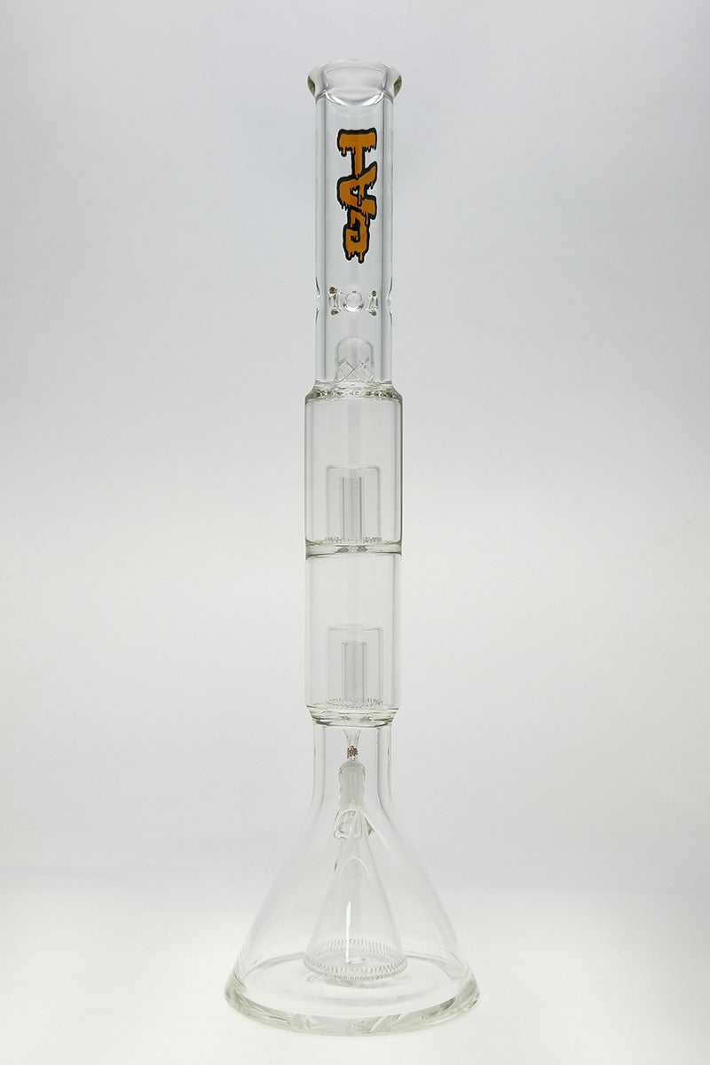 TAG - 24" Super Slit Pyramid to Double Super Slit Fixed Froth Showerhead 50x7MM (18MM Female) - Discreet Smoker