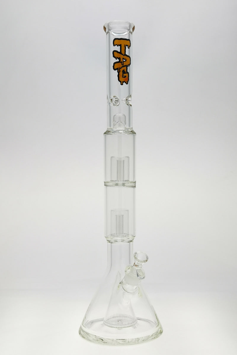 TAG - 24" Super Slit Pyramid to Double Super Slit Fixed Froth Showerhead 50x7MM (18MM Female) - Discreet Smoker