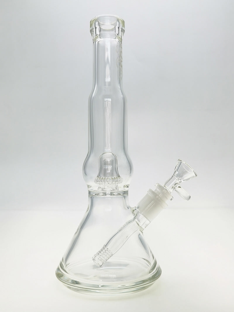 TAG - 12" Bubble Bellow UFO Beaker 32x4MM - 18/14MM Downstem (3.25") - Discreet Smoker