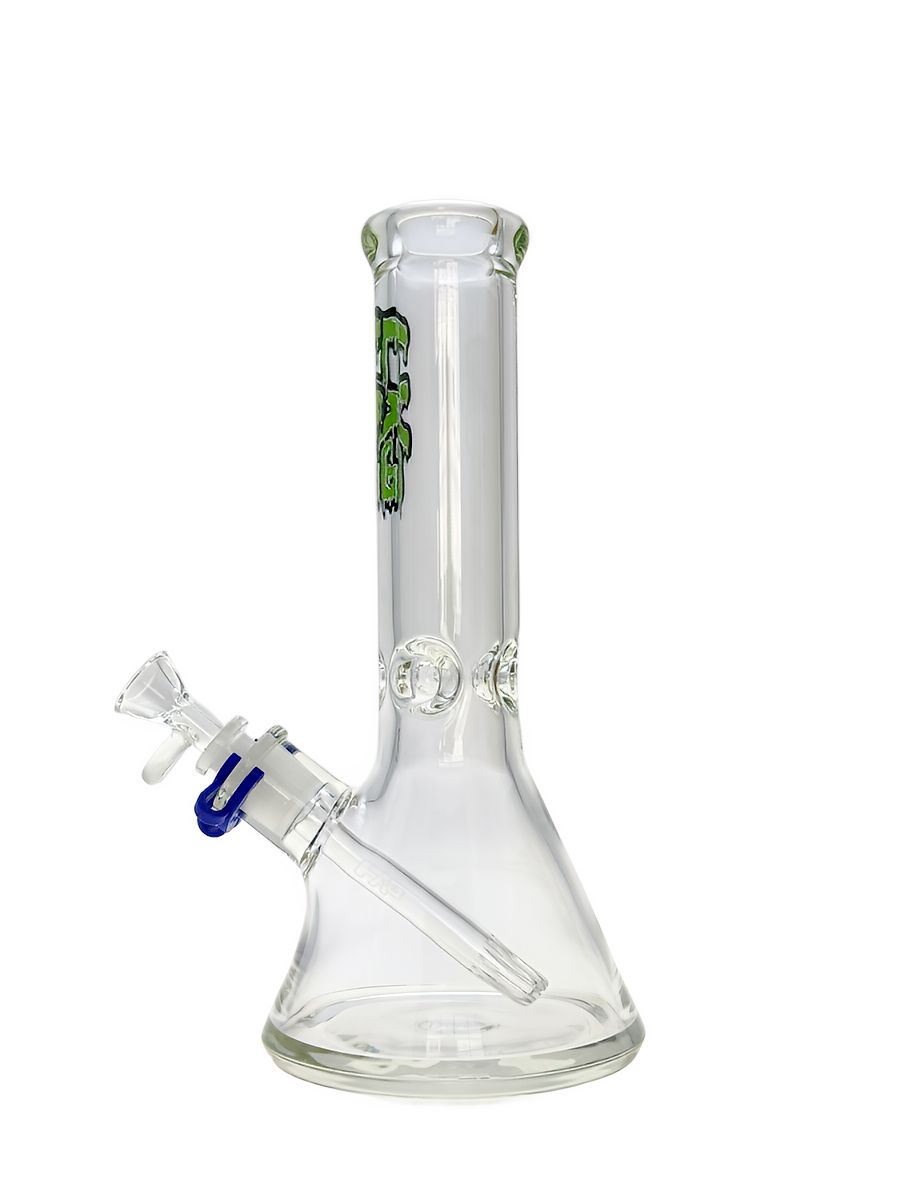 TAG - 12" Beaker 50x7MM - 18/14MM Downstem (4.25") - Discreet Smoker
