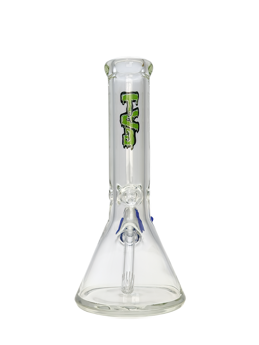 TAG - 12" Beaker 50x7MM - 18/14MM Downstem (4.25") - Discreet Smoker