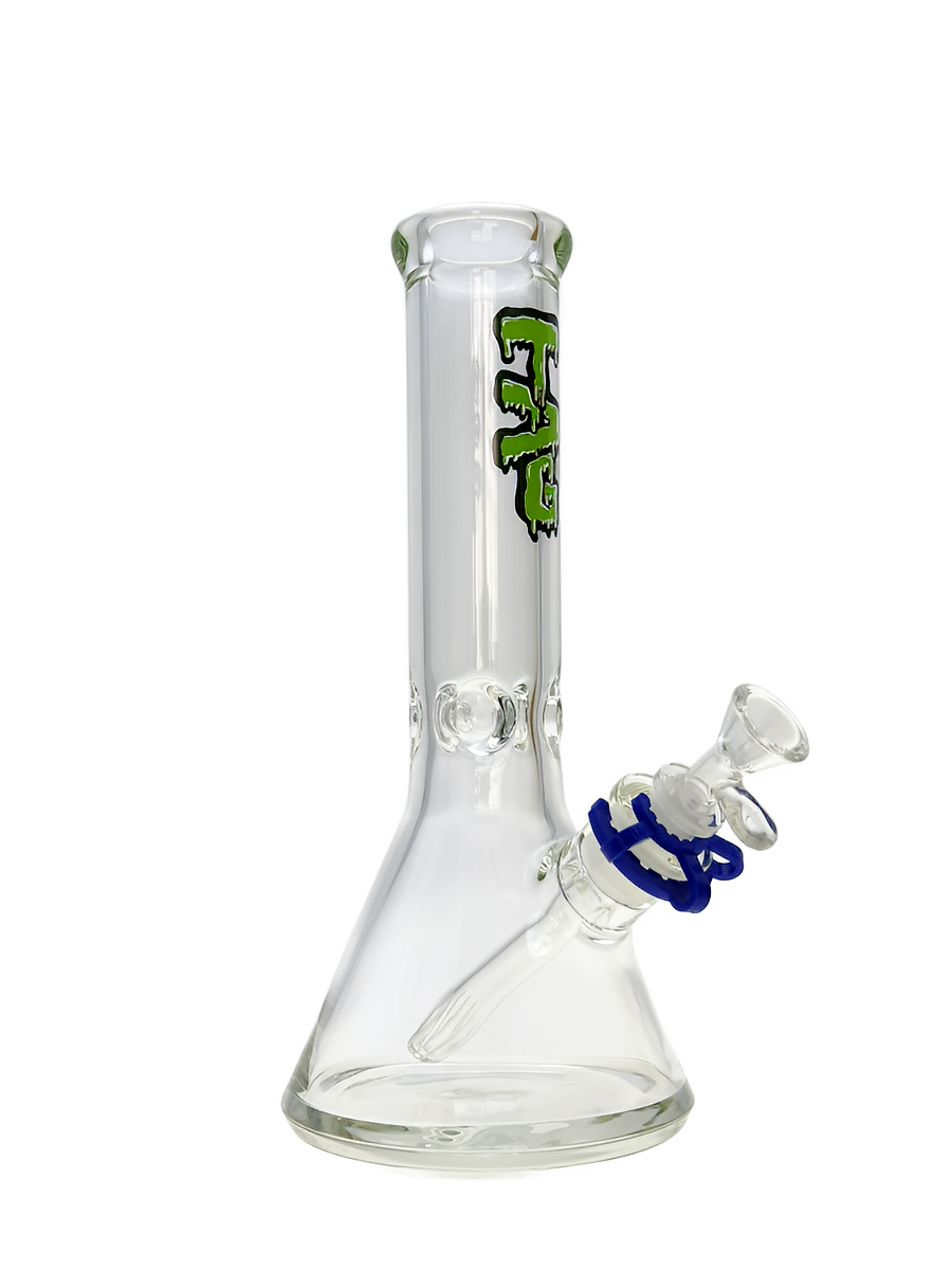 TAG - 12" Beaker 50x7MM - 18/14MM Downstem (4.25") - Discreet Smoker