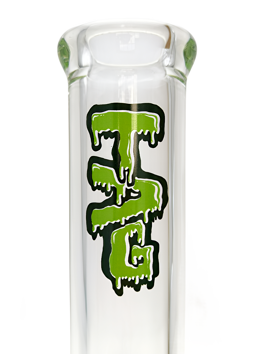 TAG - 12" Beaker 50x7MM - 18/14MM Downstem (4.25") - Discreet Smoker