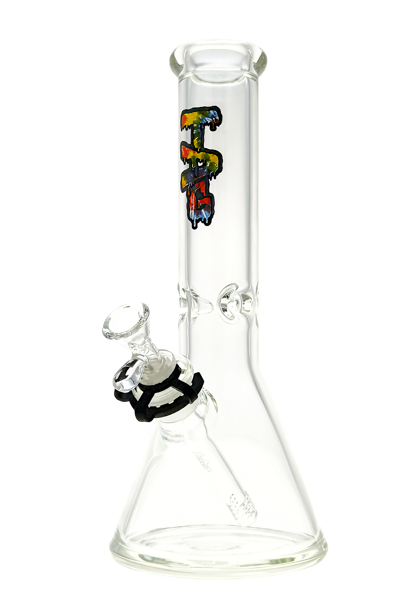 TAG - 12" Beaker 50x7MM - 18/14MM Downstem (4.25") - Discreet Smoker