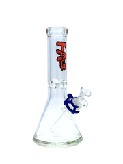 TAG - 12" Beaker 50x7MM - 18/14MM Downstem (4.25") - Discreet Smoker