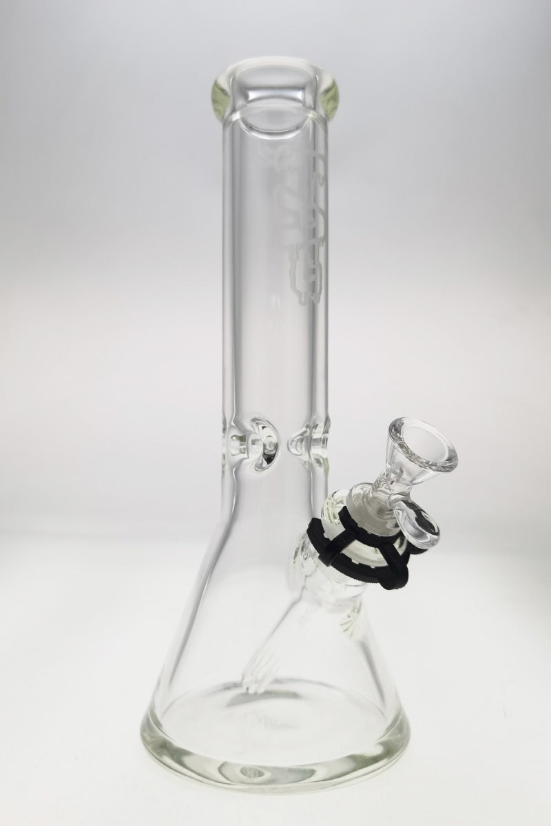 TAG - 12" Beaker 50x9MM - 18/14MM Downstem (4.00") - Discreet Smoker