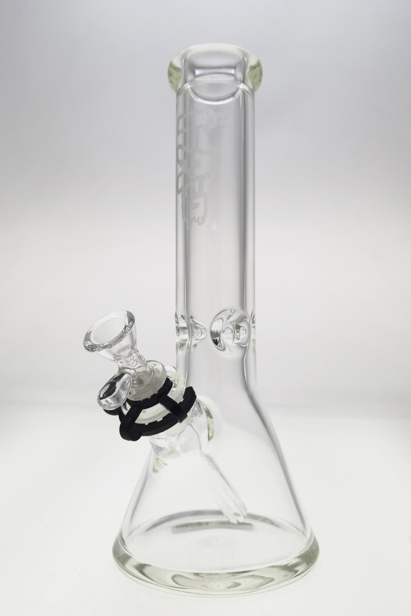 TAG - 12" Beaker 50x9MM - 18/14MM Downstem (4.00") - Discreet Smoker