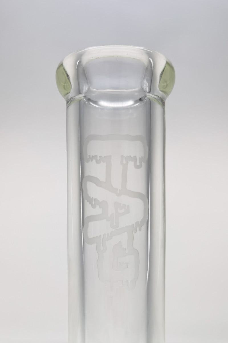 TAG - 12" Beaker 50x9MM - 18/14MM Downstem (4.00") - Discreet Smoker