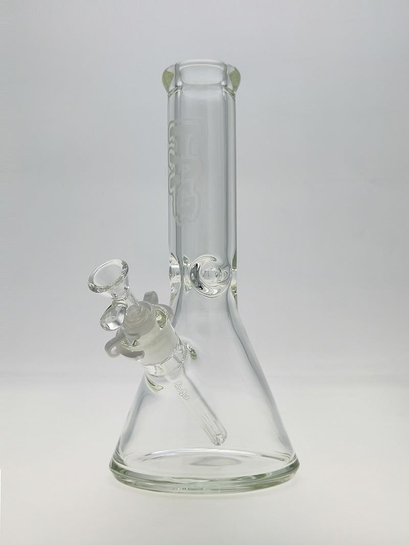 TAG - 12" Beaker 50x9MM - 18/14MM Downstem (4.00") - Discreet Smoker