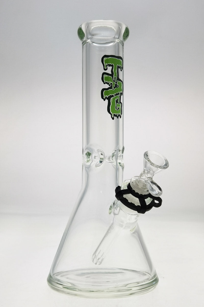 TAG - 12" Beaker 50x9MM - 18/14MM Downstem (4.00") - Discreet Smoker