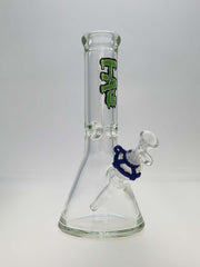 TAG - 12" Beaker 50x9MM - 18/14MM Downstem (4.00") - Discreet Smoker