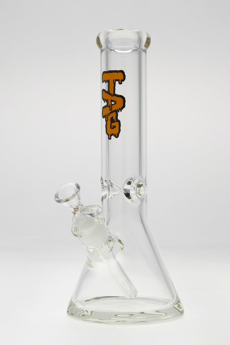 TAG - 12" Beaker 50x9MM - 18/14MM Downstem (4.00") - Discreet Smoker