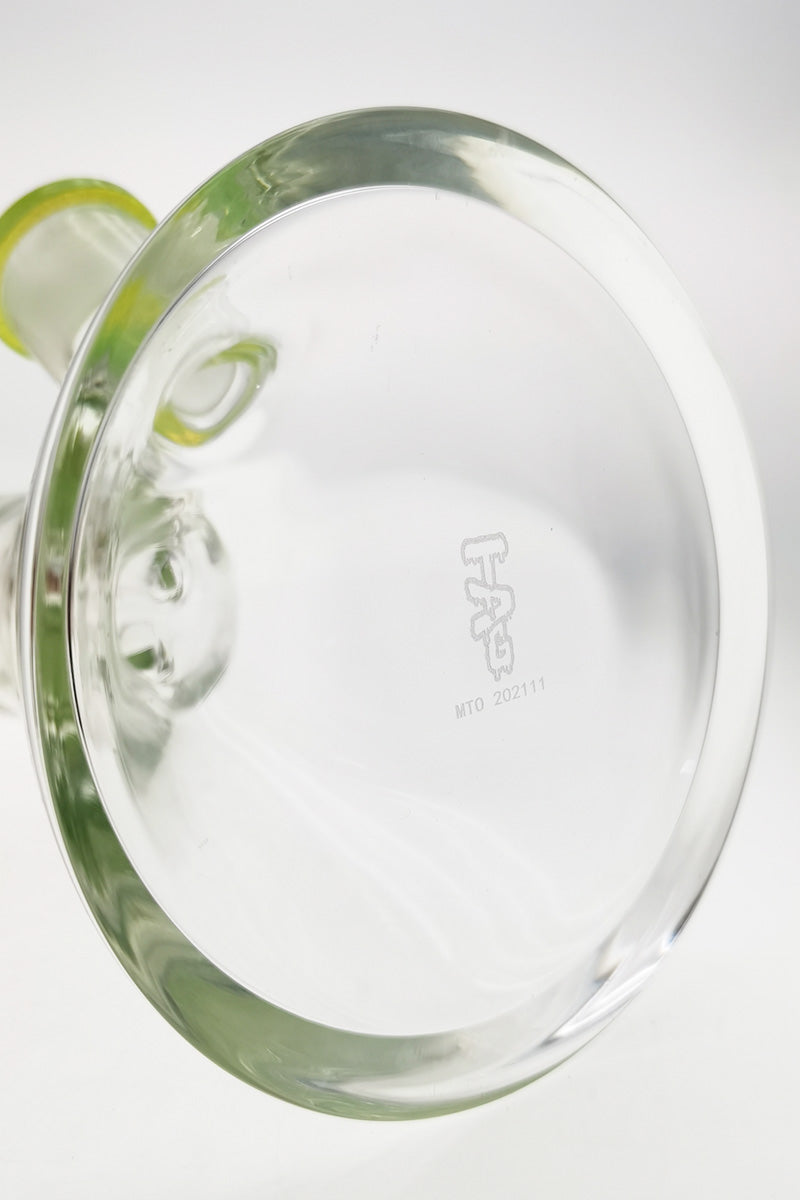 TAG - 12" Beaker 50x9MM - 18/14MM Downstem (4.00") - Discreet Smoker