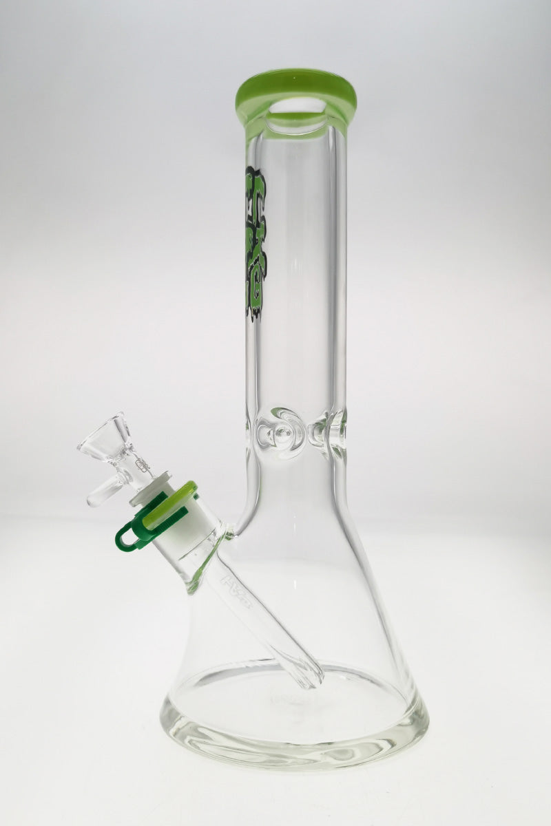 TAG - 12" Beaker 50x9MM - 18/14MM Downstem (4.00") - Discreet Smoker