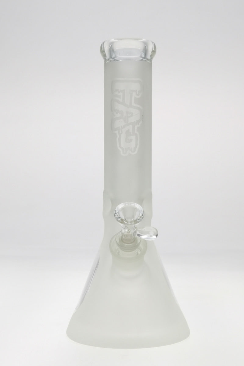 TAG - 12" Beaker 50x9MM - 18/14MM Downstem (4.00") - Discreet Smoker
