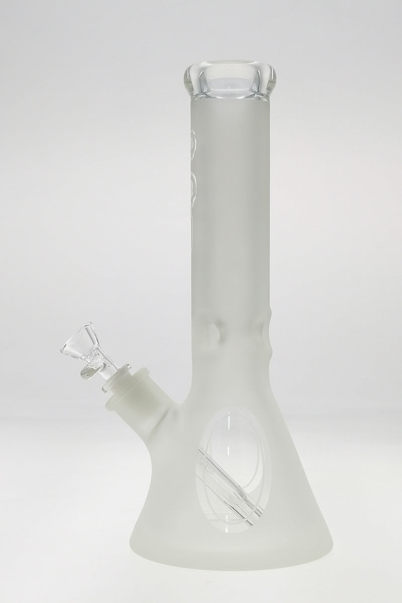 TAG - 12" Beaker 50x9MM - 18/14MM Downstem (4.00") - Discreet Smoker