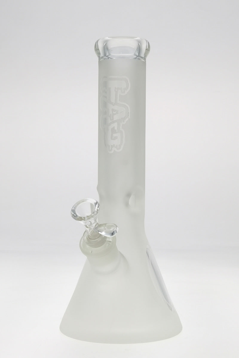 TAG - 12" Beaker 50x9MM - 18/14MM Downstem (4.00") - Discreet Smoker