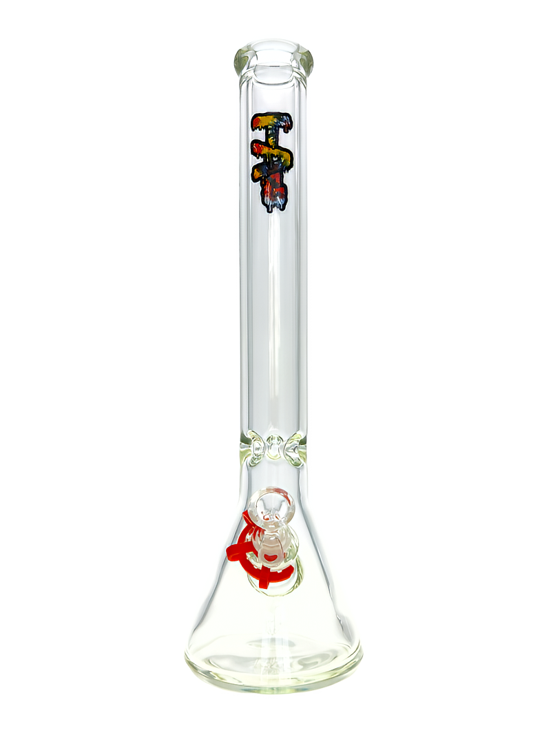TAG - 18" Beaker 50x9MM (SUPER THICK) - 18/14MM Downstem (4.50") - Discreet Smoker