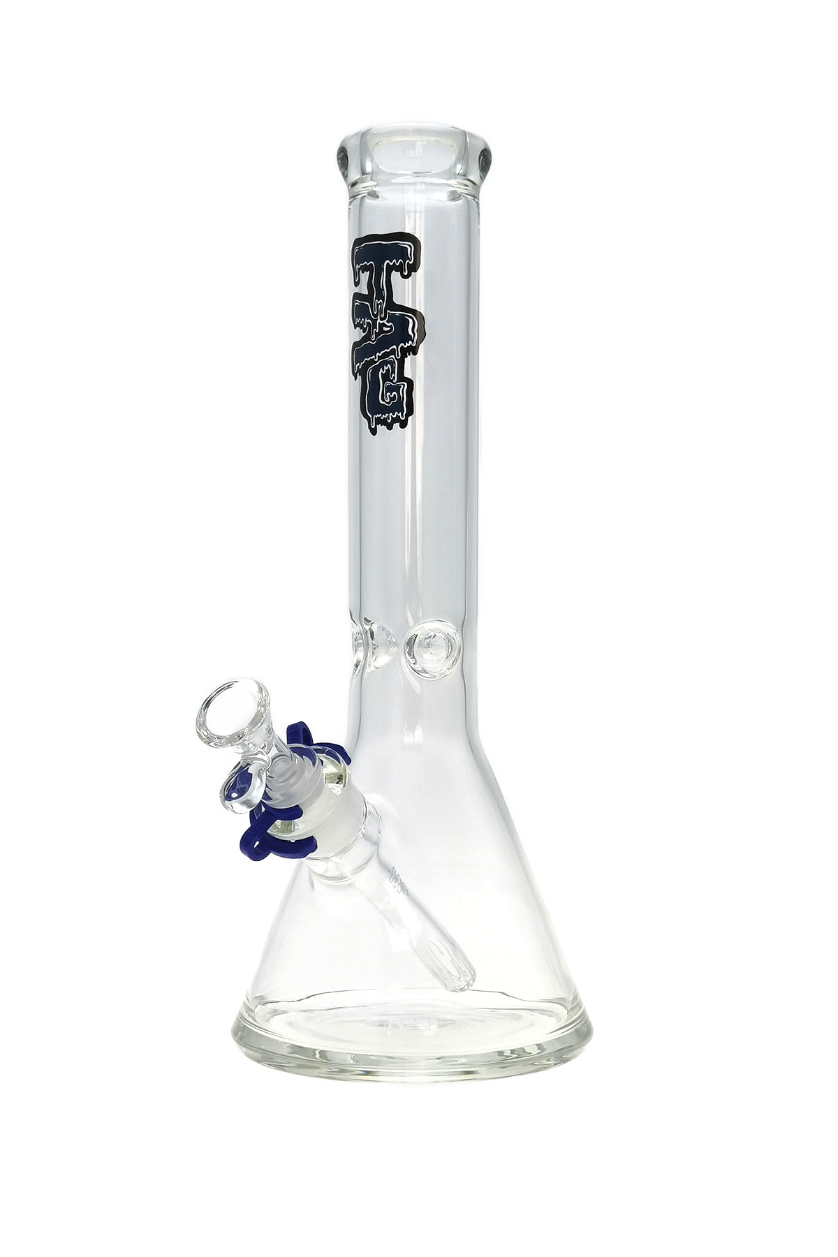 TAG - 14" Beaker 50x5MM - 18/14MM Downstem (4.00") - Discreet Smoker