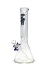 TAG - 14" Beaker 50x5MM - 18/14MM Downstem (4.00") - Discreet Smoker