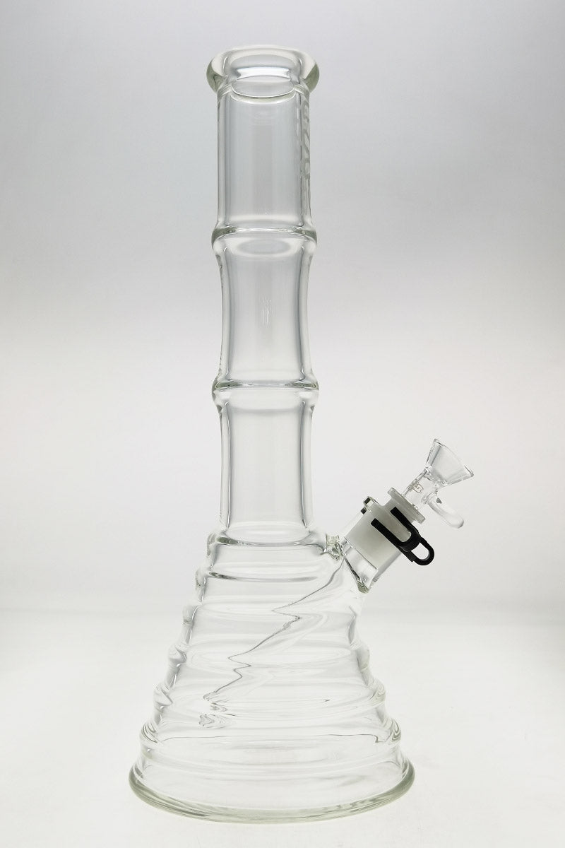 TAG - 15" Beaker Bamboo 50x7MM (4.50") 18/14MM Downstem - Discreet Smoker