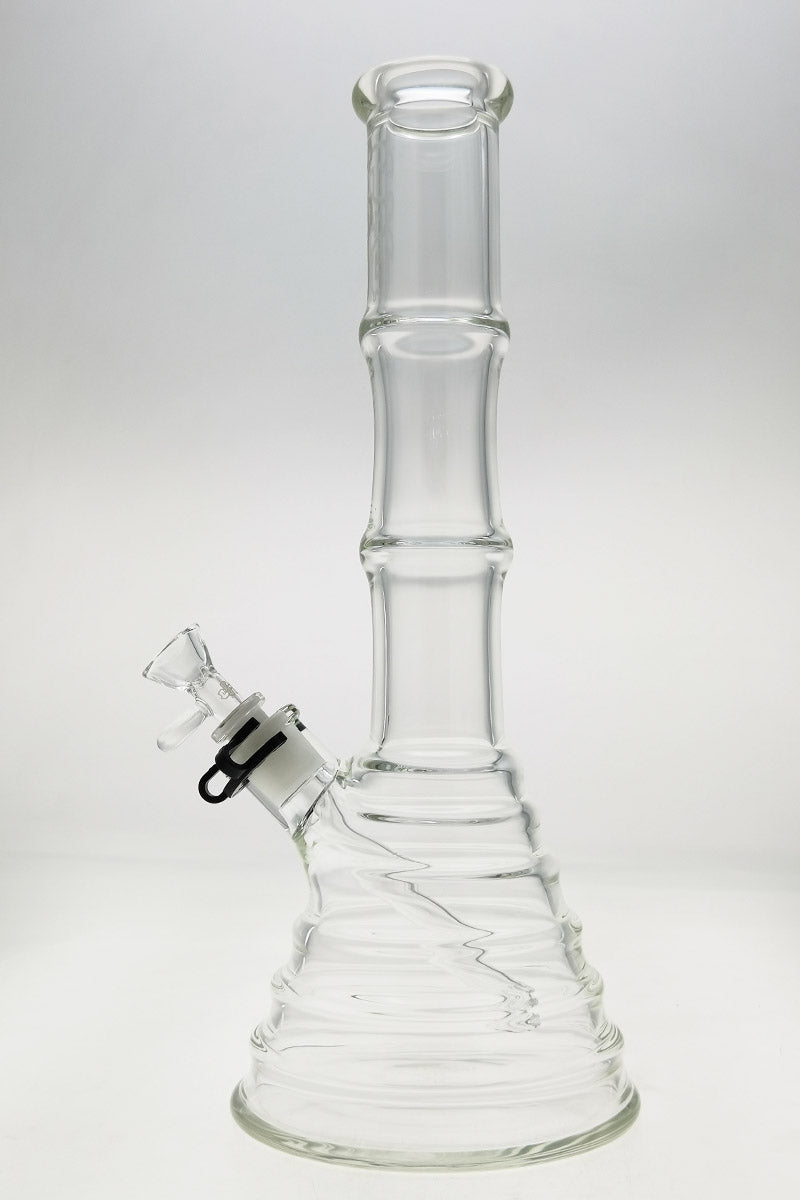 TAG - 15" Beaker Bamboo 50x7MM (4.50") 18/14MM Downstem - Discreet Smoker