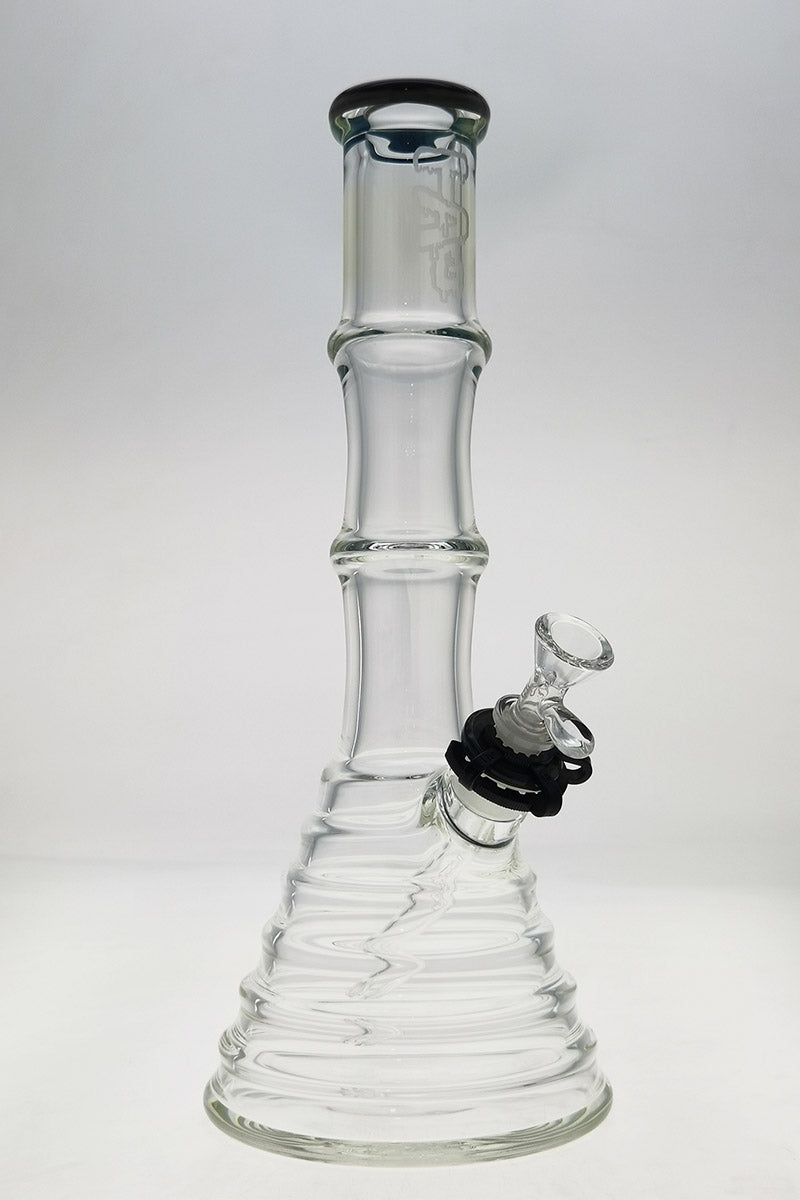 TAG - 15" Beaker Bamboo 50x7MM (4.50") 18/14MM Downstem - Discreet Smoker