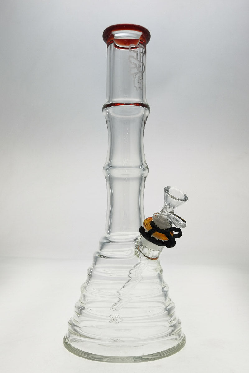 TAG - 15" Beaker Bamboo 50x7MM (4.50") 18/14MM Downstem - Discreet Smoker