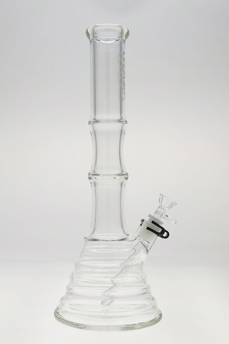 TAG - 15" Beaker Bamboo 50x7MM (4.50") 18/14MM Downstem - Discreet Smoker