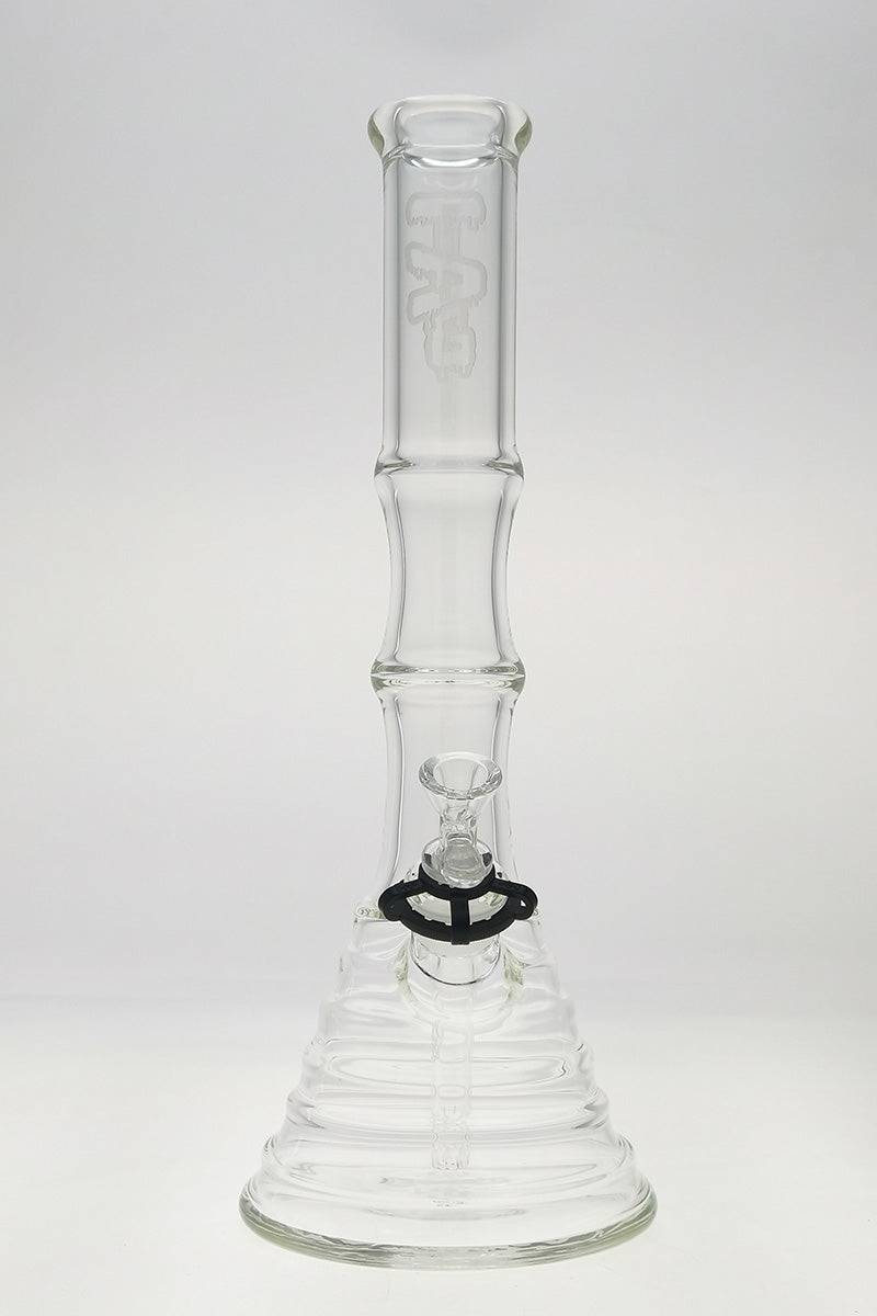TAG - 15" Beaker Bamboo 50x7MM (4.50") 18/14MM Downstem - Discreet Smoker