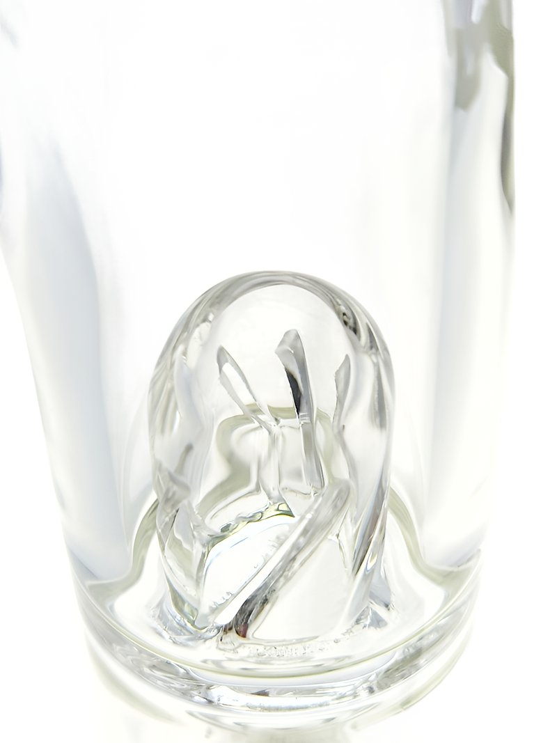 TAG - 14" Bent Neck Super Slit UFO Beaker 50x7MM - 18/14MM Downstem (4.00") - Discreet Smoker