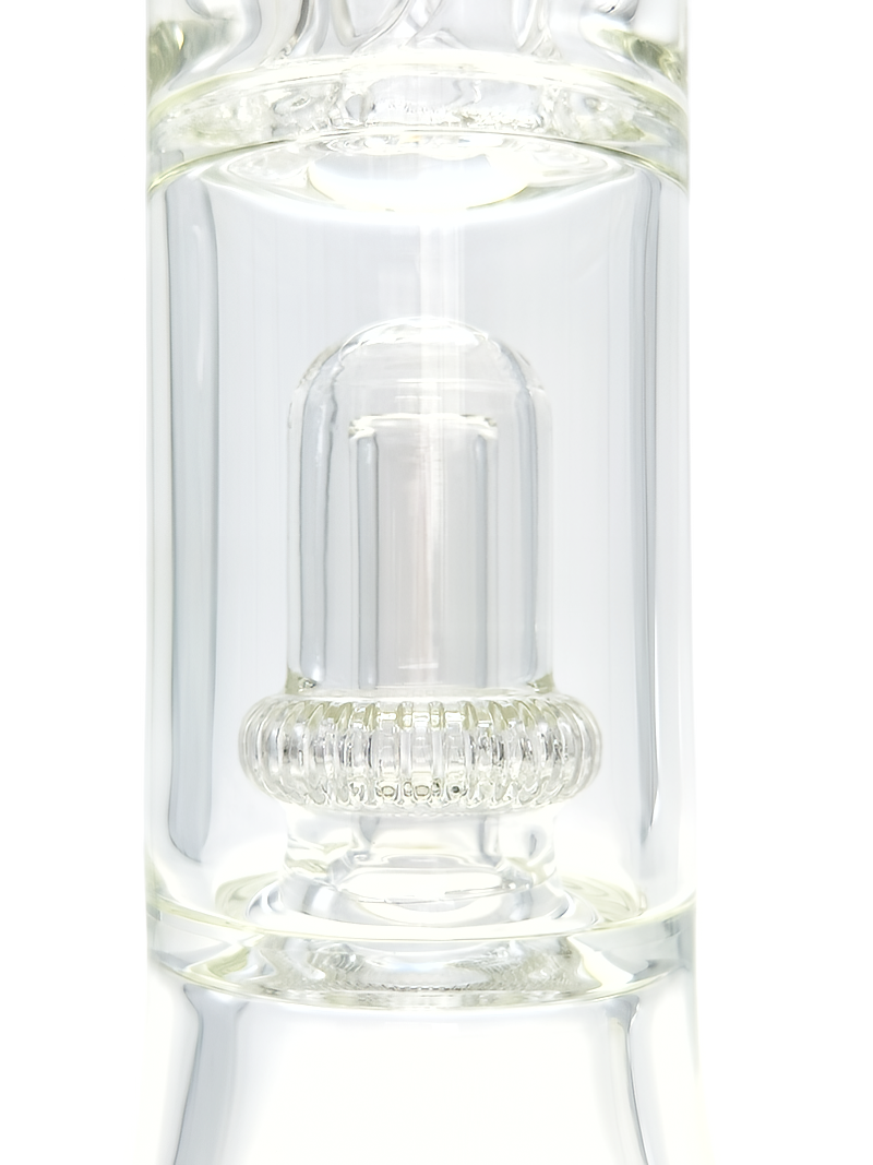 TAG - 14" Bent Neck Super Slit UFO Beaker 50x7MM - 18/14MM Downstem (4.00") - Discreet Smoker