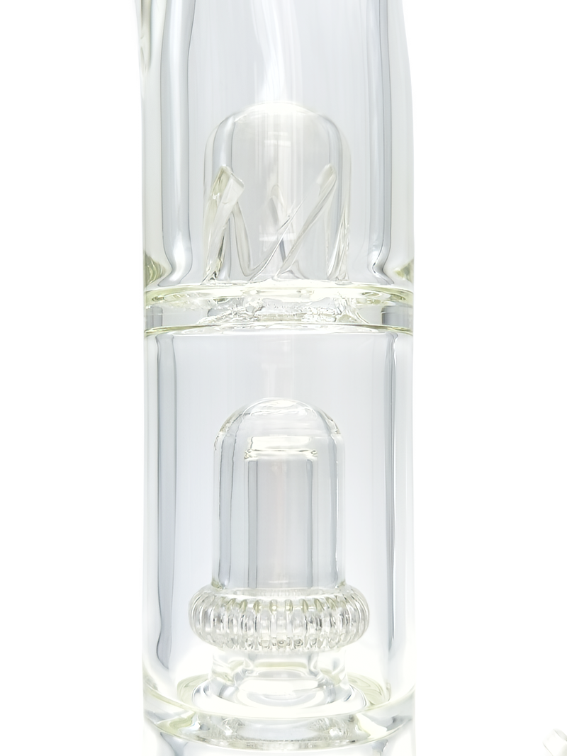 TAG - 14" Bent Neck Super Slit UFO Beaker 50x7MM - 18/14MM Downstem (4.00") - Discreet Smoker