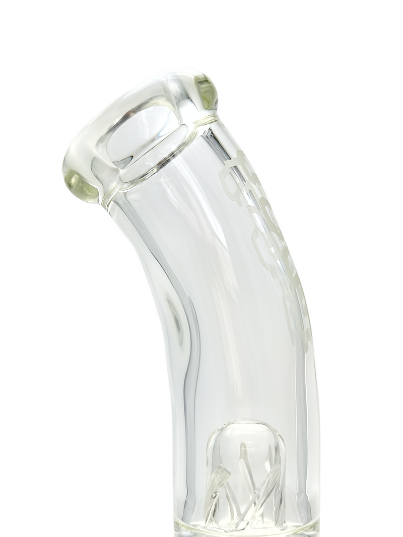 TAG - 14" Bent Neck Super Slit UFO Beaker 50x7MM - 18/14MM Downstem (4.00") - Discreet Smoker