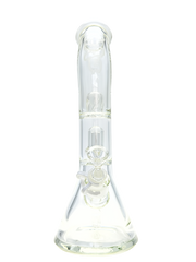 TAG - 14" Bent Neck Super Slit UFO Beaker 50x7MM - 18/14MM Downstem (4.00") - Discreet Smoker