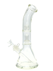 TAG - 14" Bent Neck Super Slit UFO Beaker 50x7MM - 18/14MM Downstem (4.00") - Discreet Smoker