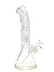 TAG - 14" Bent Neck Super Slit UFO Beaker 50x7MM - 18/14MM Downstem (4.00") - Discreet Smoker