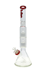 TAG - 21" Fixed Double 16 Arm Tree Beaker 50x7MM - 28/18MM Downstem (5.00") - Discreet Smoker