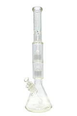 TAG - 21" Fixed Double 16 Arm Tree Beaker 50x7MM - 28/18MM Downstem (5.00") - Discreet Smoker