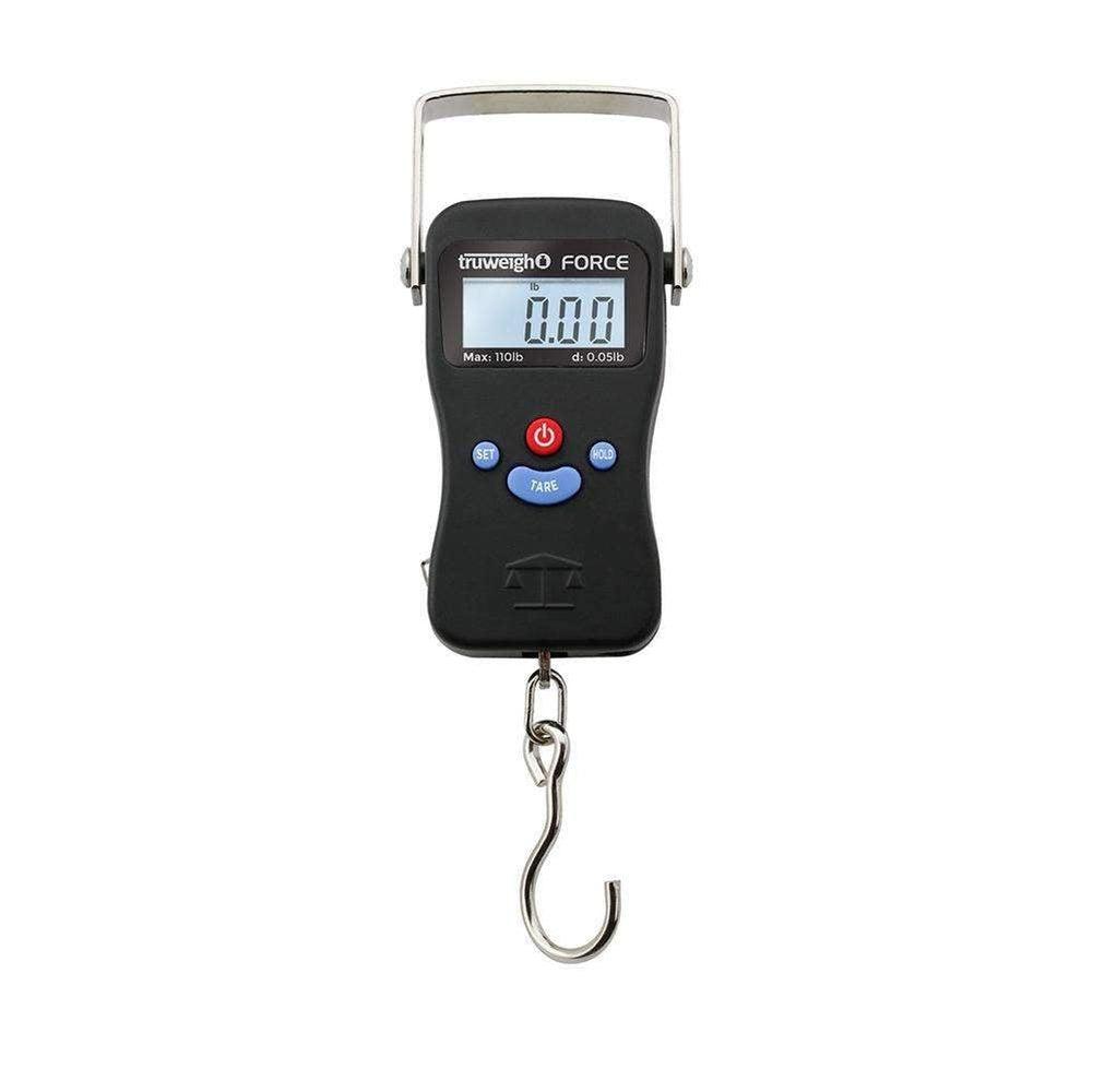 Truweigh Force Digital Hanging Scale - 110lb x 0.05lb - Black - Discreet Smoker