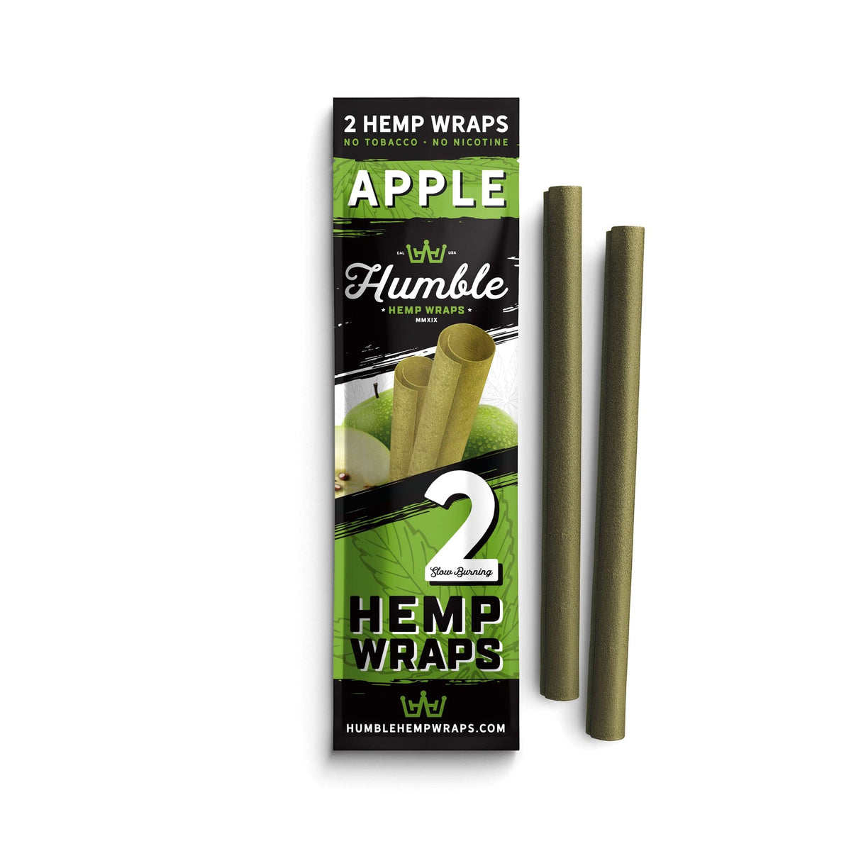 Humble Hemp Wraps - Apple - 25 Pack - Discreet Smoker