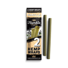 Humble Hemp Wraps - Vanilla - 25 Pack - Discreet Smoker