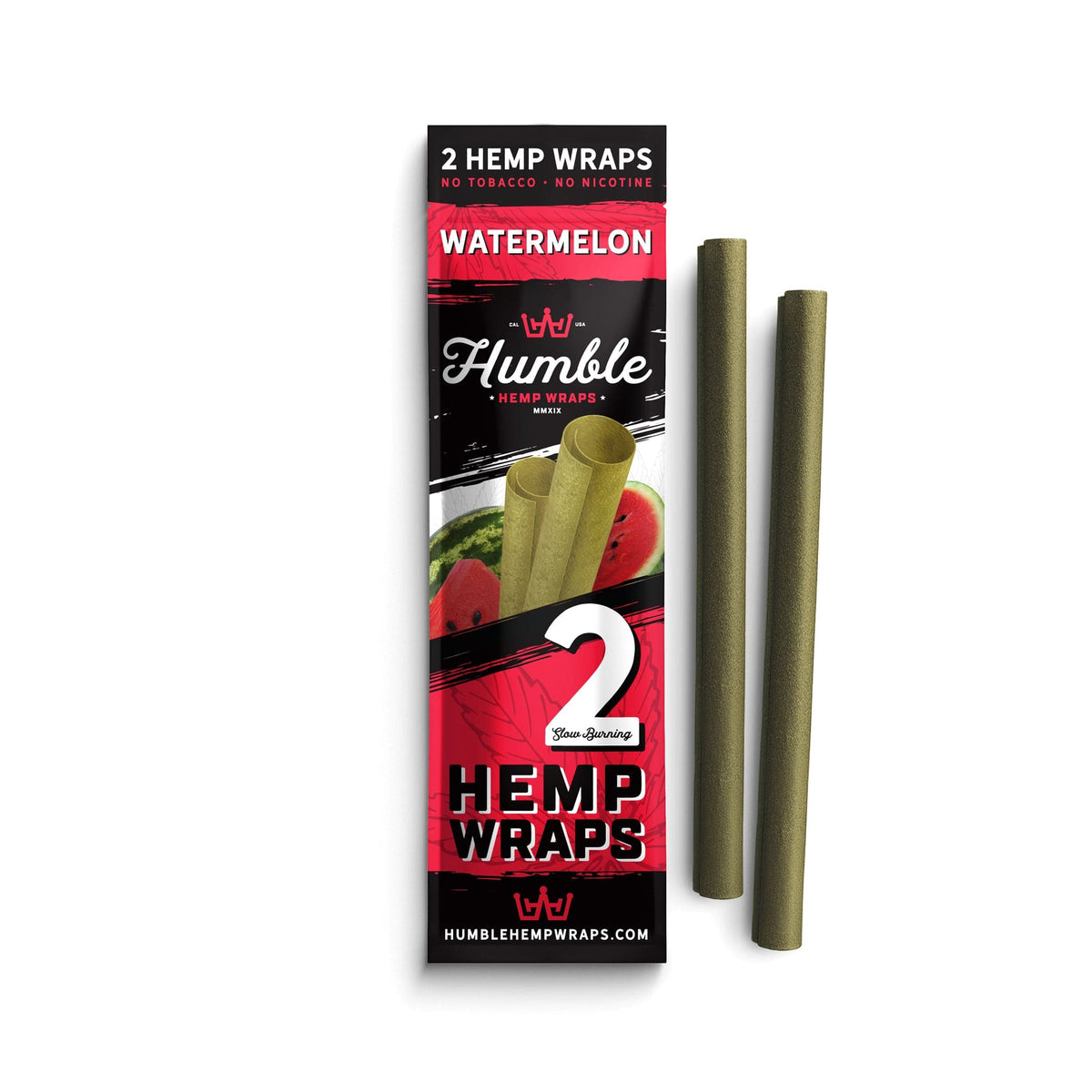 Humble Hemp Wraps - Watermelon - 25 Pack - Discreet Smoker