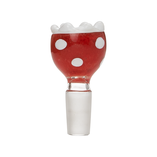 Flower Chomper 14 mm Male Glass Bowl - Discreet Smoker