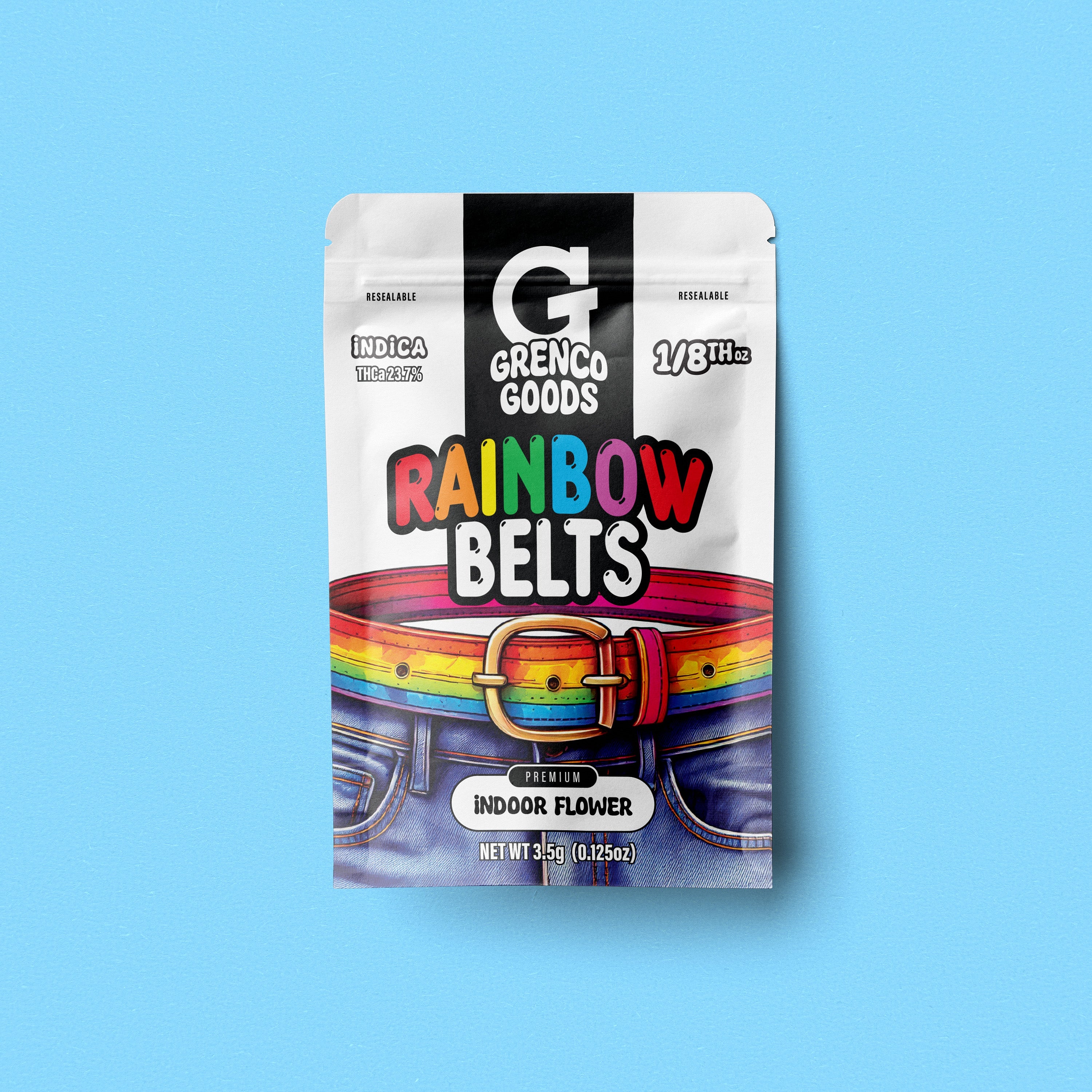 Rainbow Belts - THCa Flower - Indica - Discreet Smoker